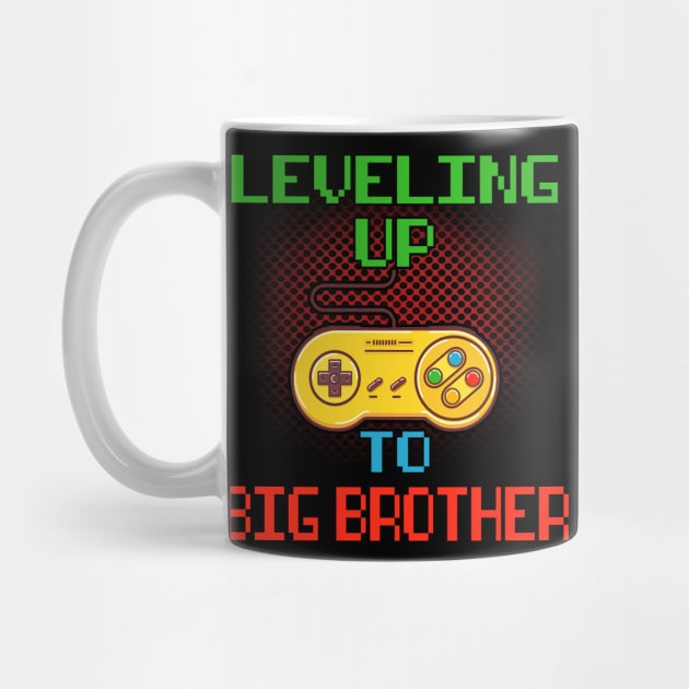 Promoted To Big Brother T-Shirt Unlocked Gamer Leveling Up by wcfrance4